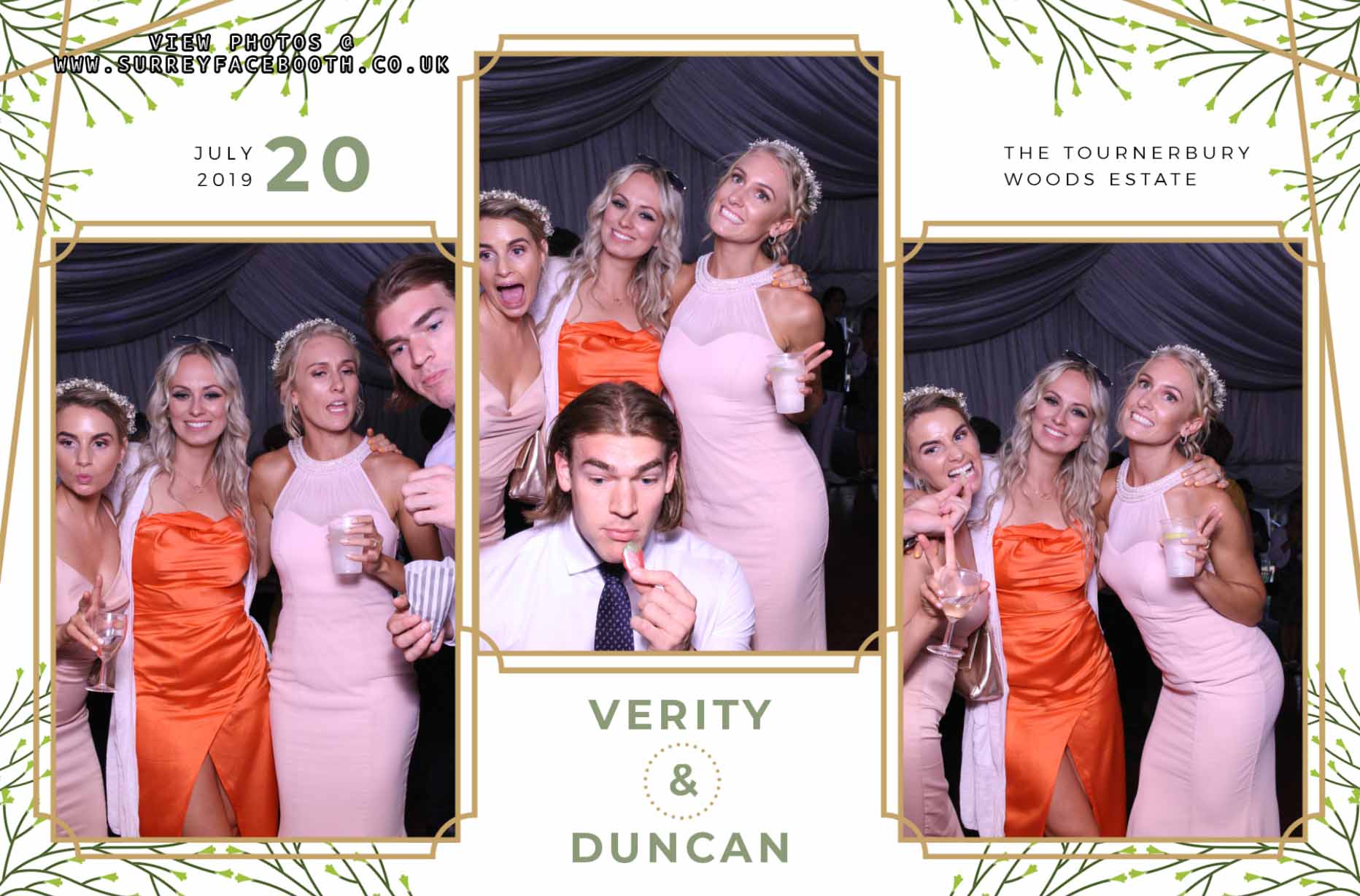 Verity and Duncan's Wedding  | View more photos from the event at galleries.surreyfacebooth.co.uk/u/Surrey-FaceBooth/Verity-and-Duncans-Wedding